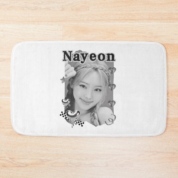 Item preview, TWICE Nayeon Kpop Girl group K-music south korean girl group Black and White Collage Digital Art Portrait designed and sold by AJUNICE STUDIO.