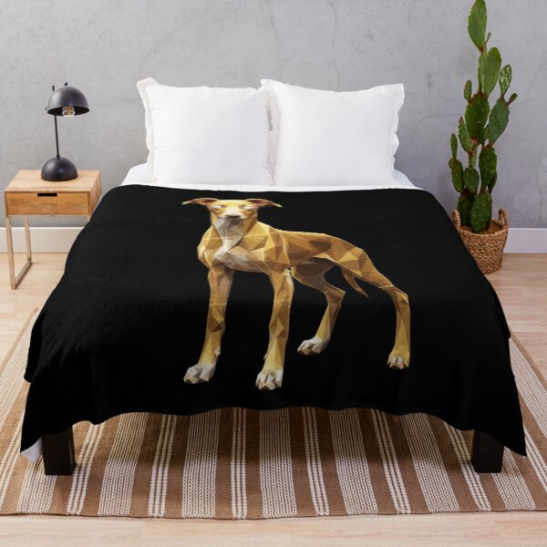 Item preview, Golden Elite Greyhound: Geometric Speed and Style designed and sold by bsbd-action.
