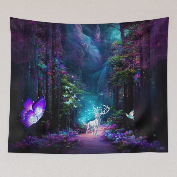 Item preview, Enchanted Twilight Forest — Mystical Fantasy Landscape designed and sold by Vintage by Kaya.