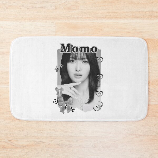 Item preview, TWICE Momo Kpop Girl group K-music south korean girl group Black and White Collage Digital Art Portrait designed and sold by AJUNICE STUDIO.