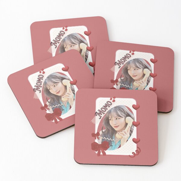 Item preview, TWICE Momo Kpop Girl group K-music south korean girl group Red Aesthetic Collage Design designed and sold by AJUNICE STUDIO.