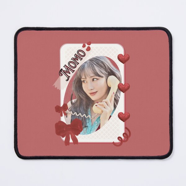 Item preview, TWICE Momo Kpop Girl group K-music south korean girl group Red Aesthetic Collage Design designed and sold by AJUNICE STUDIO.
