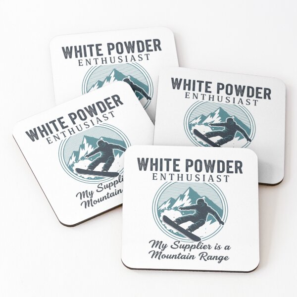 Item preview, White Powder Enthusiast Snowboarding Lifestyle designed and sold by Lia Vina.