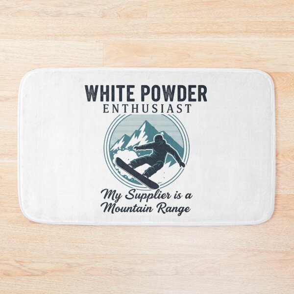 Item preview, White Powder Enthusiast Snowboarding Lifestyle designed and sold by Lia Vina.