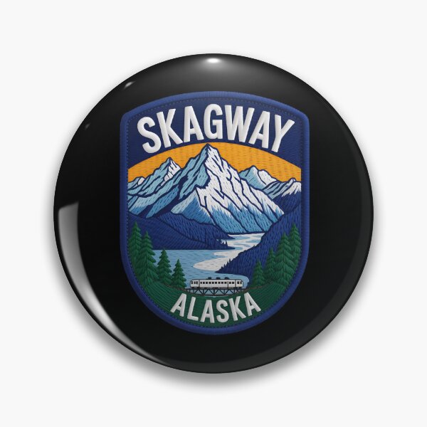Item preview, Alaska Skagway – Blue Glacier Mountain designed and sold by JessArty ⭐⭐⭐⭐⭐.