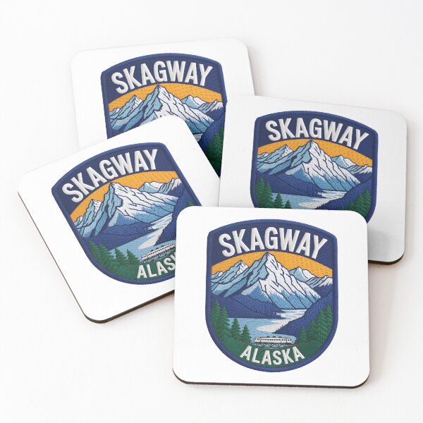 Item preview, Alaska Skagway – Blue Glacier Mountain designed and sold by JessArty ⭐⭐⭐⭐⭐.