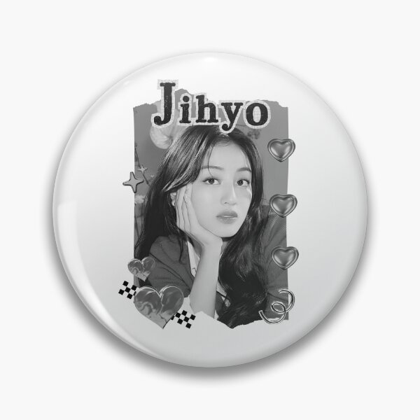 Item preview, TWICE Jihyo Kpop Girl group K-music south korean girl group Black and White Collage Digital Art Portrait designed and sold by AJUNICE STUDIO.