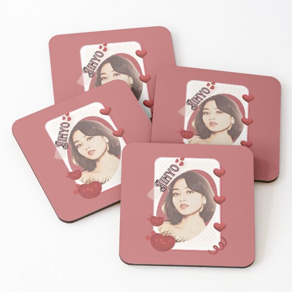 Item preview, TWICE Jihyo Kpop Girl group K-music south korean girl group Red Aesthetic Collage Design designed and sold by AJUNICE STUDIO.