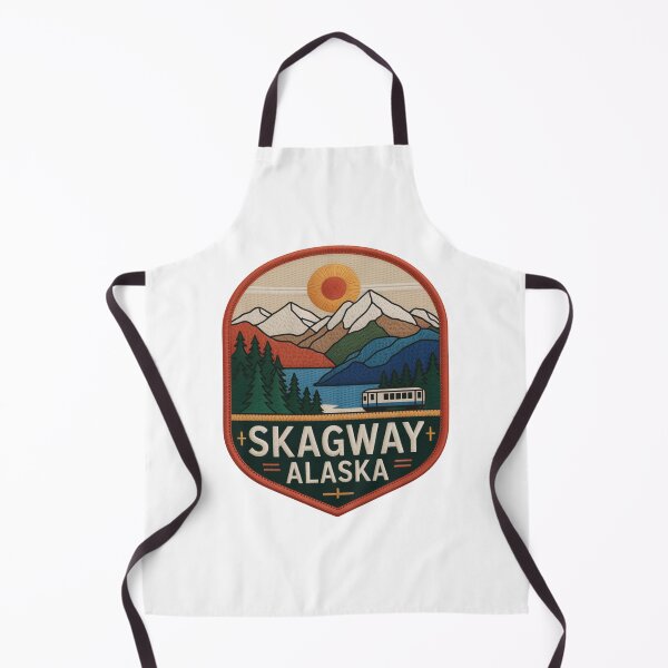 Item preview, Alaska Skagway – Warm Sunset Landscape designed and sold by JessArty ⭐⭐⭐⭐⭐.
