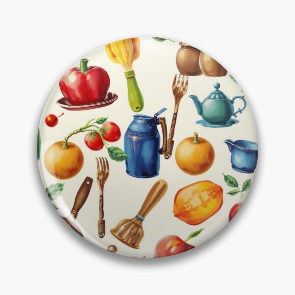 Item preview, Kitchen Objects Pattern designed and sold by LKozerski.