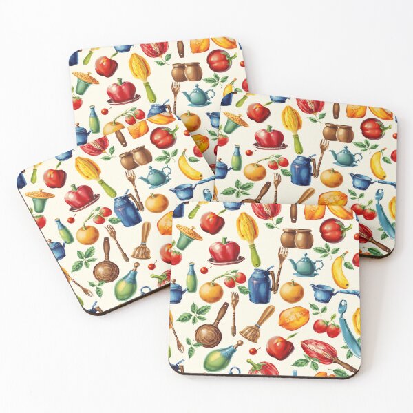 Item preview, Kitchen Objects Pattern designed and sold by LKozerski.