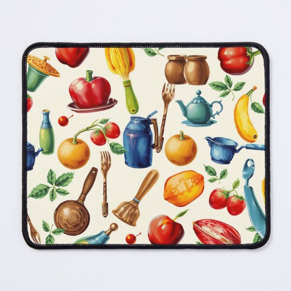 Item preview, Kitchen Objects Pattern designed and sold by LKozerski.