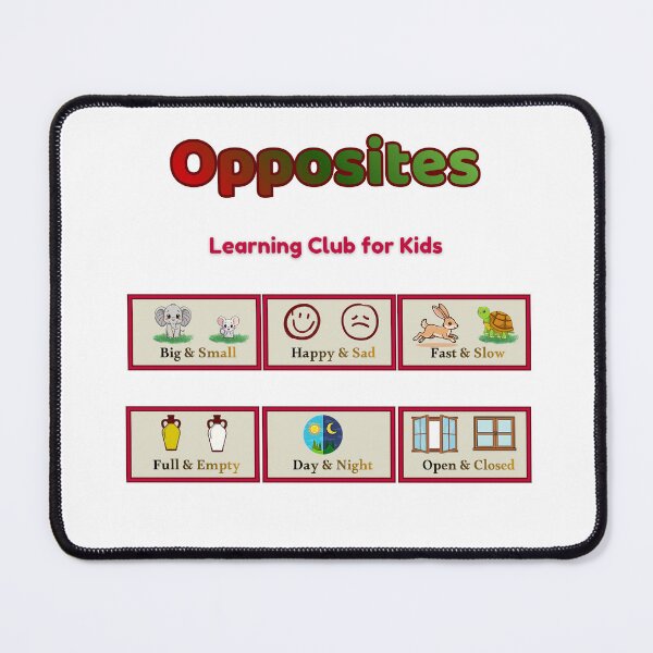Item preview, Opposites – Learning Club for Kids designed and sold by AME Kids Designs.