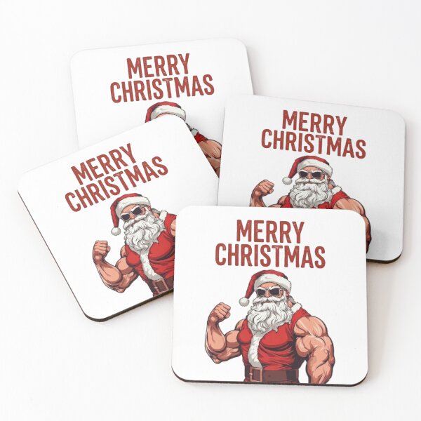 Item preview, Santa Claus Bodybuilder designed and sold by SupplyCode.