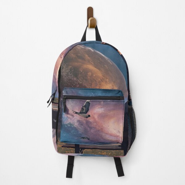 Item preview, Man Sitting on Bench Gazing at Cosmic Galaxies designed and sold by CosmicCutouts.