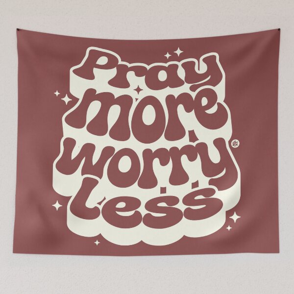 Item preview, Pray more worry less designed and sold by Yuzik.