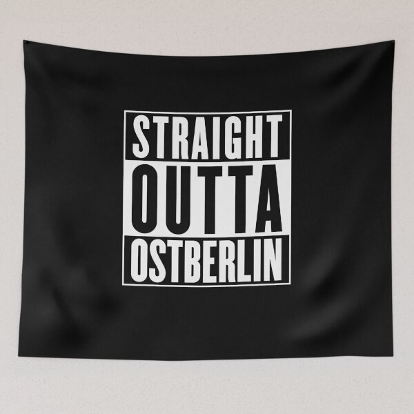 Item preview, Straight outta East Berlin (white) designed and sold by VEB Ostladen.