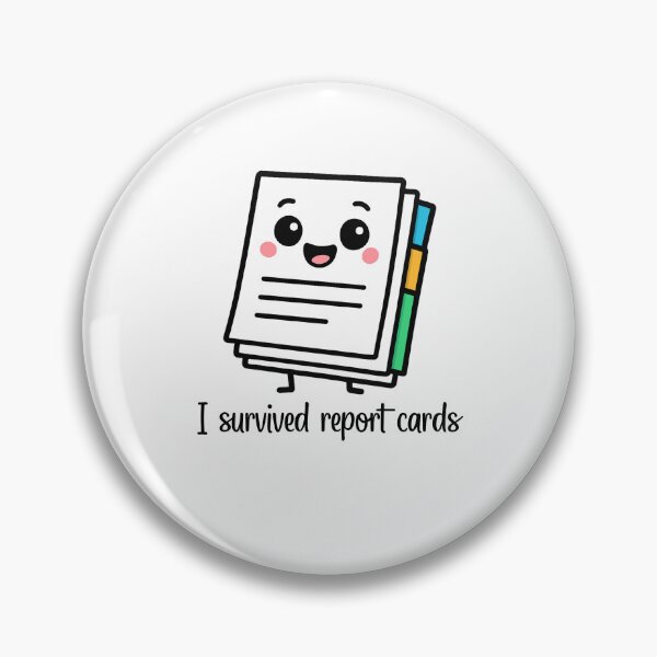 Item preview, I Survived Report Cards – Cute Design for Teachers designed and sold by TheSparklySLP.