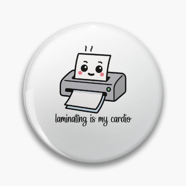 Item preview, Laminating is My Cardio – Cute Design for Teachers designed and sold by TheSparklySLP.