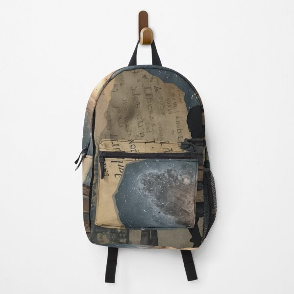 Item preview, Surreal Cosmic Collage with Vintage Paper Fragments and Galaxies designed and sold by CosmicCutouts.