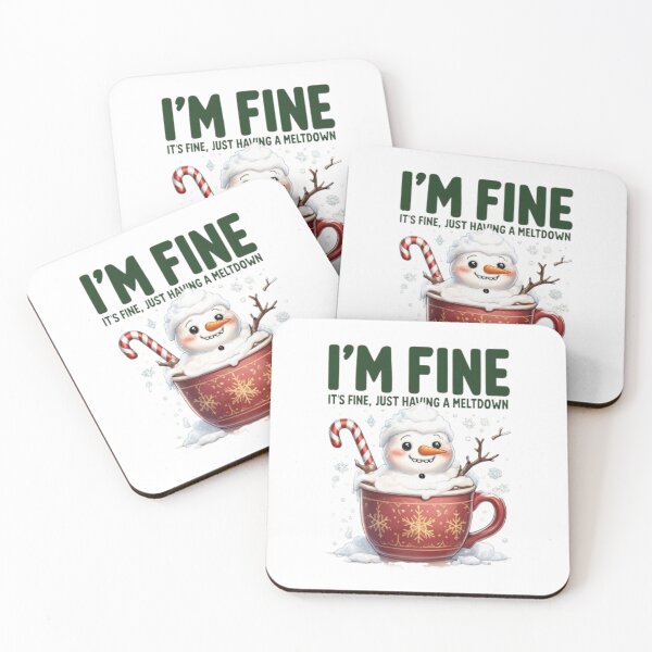 Item preview, I'm fine, everything's fine, I'm just having a crisis designed and sold by JonysCreativeDesigns.