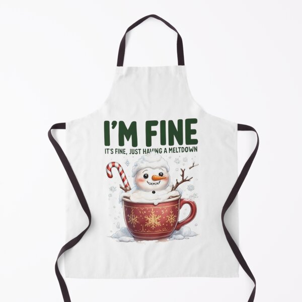 Item preview, I'm fine, everything's fine, I'm just having a crisis designed and sold by JonysCreativeDesigns.