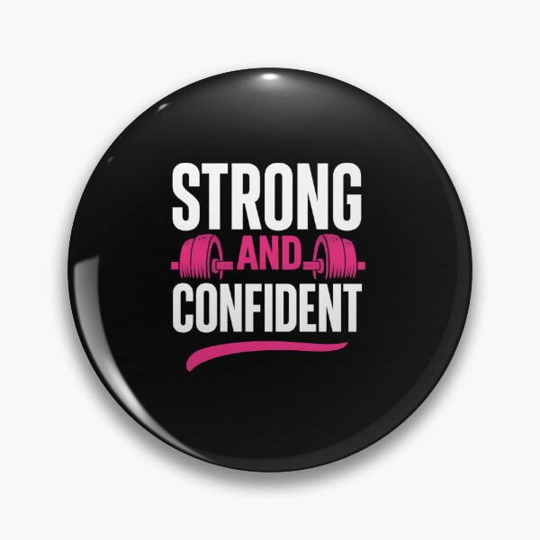 Item preview, Strong and Confident – Fitness Mindset designed and sold by artcultreone.