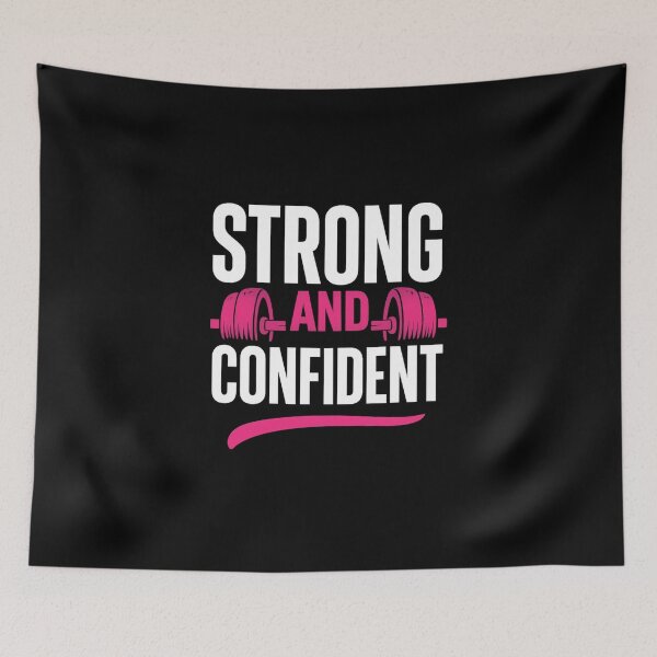 Item preview, Strong and Confident – Fitness Mindset designed and sold by artcultreone.