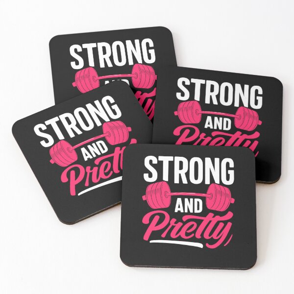 Item preview, Strong and Pretty Gym – Girl Motivation designed and sold by artcultreone.