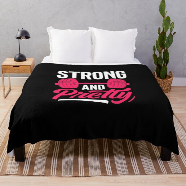 Item preview, Strong and Pretty Gym – Girl Motivation designed and sold by artcultreone.