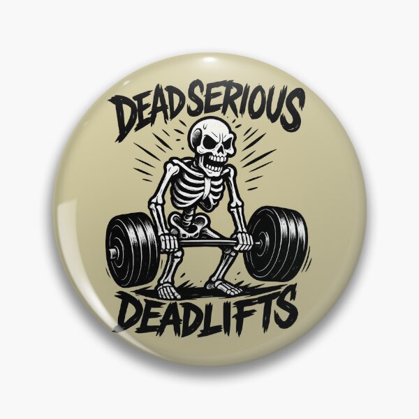Item preview, Dead Serious Deadlifts – Skeleton Powerlifting Gym Tee designed and sold by shmupod.