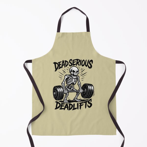 Item preview, Dead Serious Deadlifts – Skeleton Powerlifting Gym Tee designed and sold by shmupod.