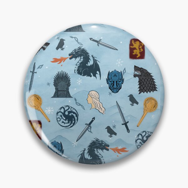Item preview, Winter is Coming - Game of Thrones Inspired Pattern designed and sold by Mira.Made.