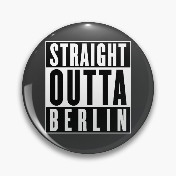 Item preview, Straight outta Berlin (black and white) designed and sold by VEB Ostladen.