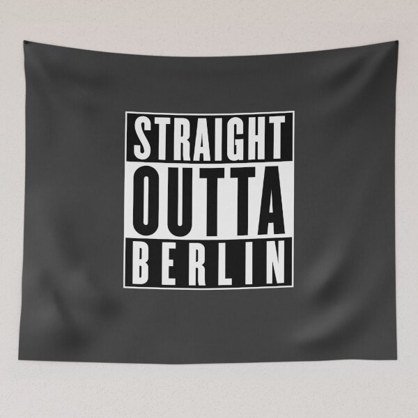 Item preview, Straight outta Berlin (black and white) designed and sold by VEB Ostladen.