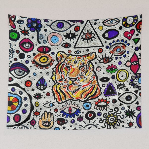 Item preview, The (Evil) Eye of the Tiger designed and sold by opalnocturneart.