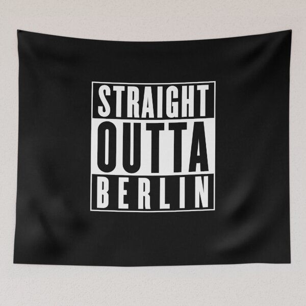 Item preview, Straight outta Berlin (white) designed and sold by VEB Ostladen.