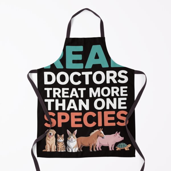 Item preview, Veterinarian Real Doctors Treat More Than One Species designed and sold by MelSurf.