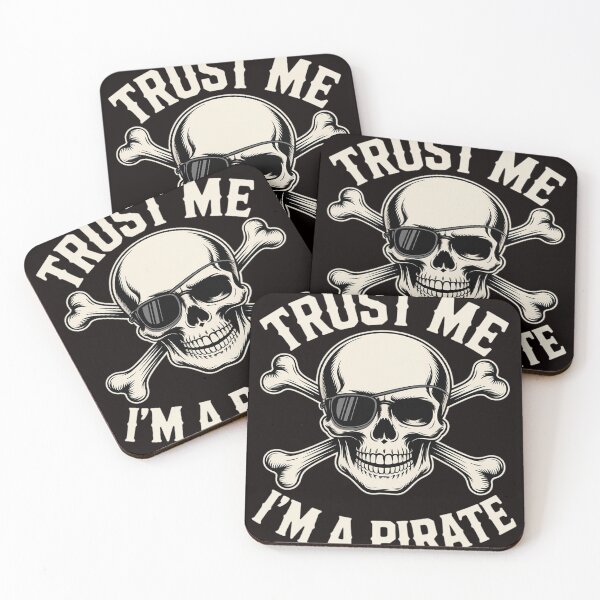 Item preview, Trust Me I'm A Pirate - Skull Crossbones Freebooter designed and sold by MelSurf.