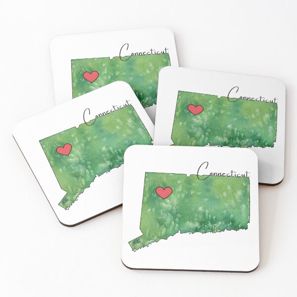 Item preview, I Heart Connecticut designed and sold by Nugget Studio Arts.