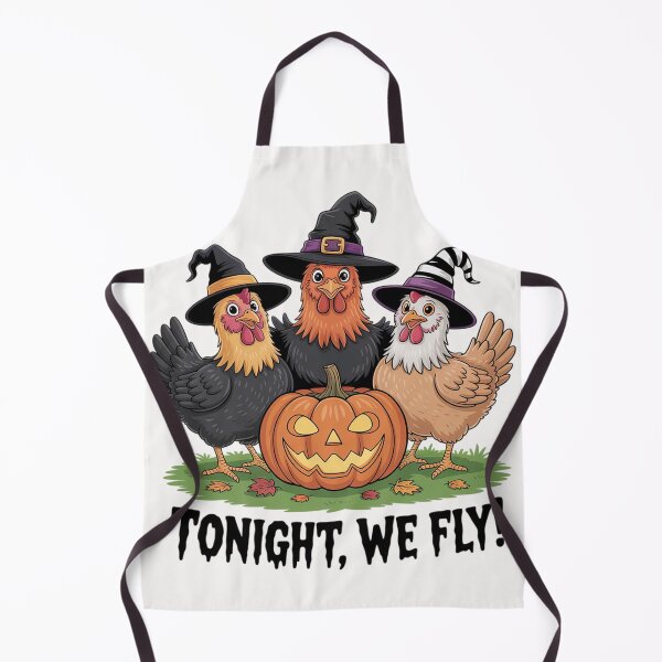 Item preview, Tonight We Fly Chicken Halloween Spooky Season designed and sold by MelSurf.