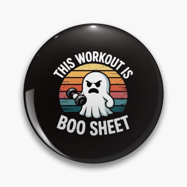 Item preview, This Workout Is Boo Sheet Halloween Ghost Exercise Gym designed and sold by MelSurf.