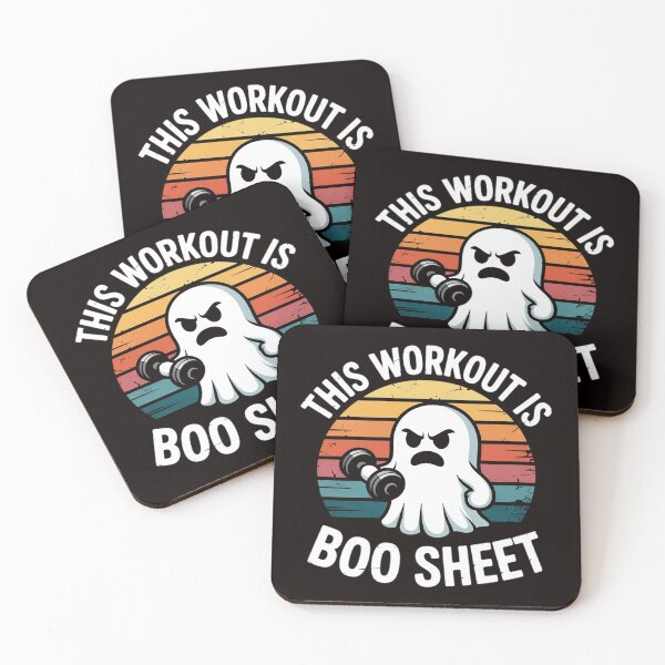 Item preview, This Workout Is Boo Sheet Halloween Ghost Exercise Gym designed and sold by MelSurf.