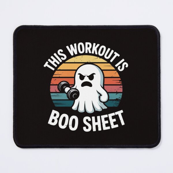 Item preview, This Workout Is Boo Sheet Halloween Ghost Exercise Gym designed and sold by MelSurf.