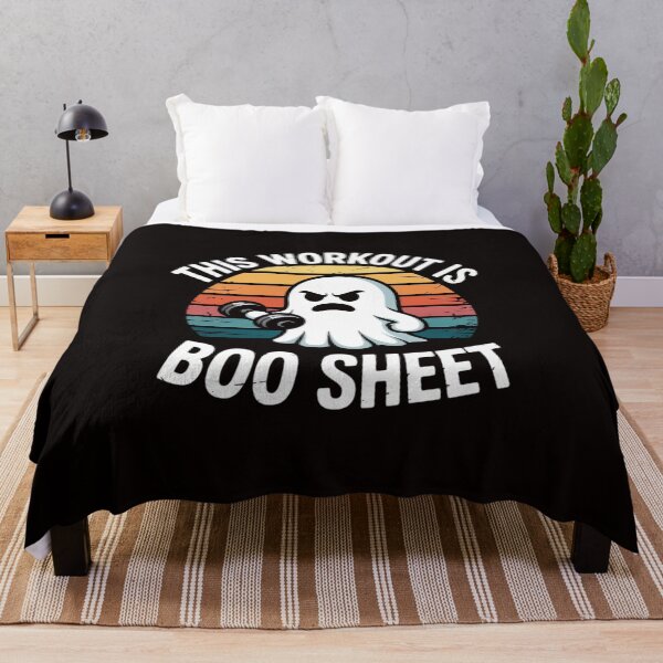 Item preview, This Workout Is Boo Sheet Halloween Ghost Exercise Gym designed and sold by MelSurf.