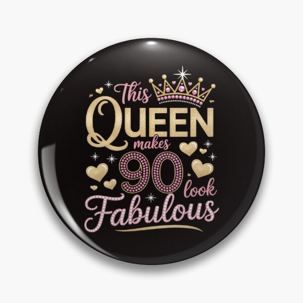 Item preview, This Queen Makes 90 Look Fabulous 90th Birthday Queen B-day designed and sold by MelSurf.