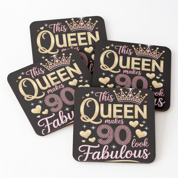 Item preview, This Queen Makes 90 Look Fabulous 90th Birthday Queen B-day designed and sold by MelSurf.