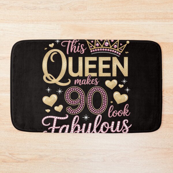 Item preview, This Queen Makes 90 Look Fabulous 90th Birthday Queen B-day designed and sold by MelSurf.