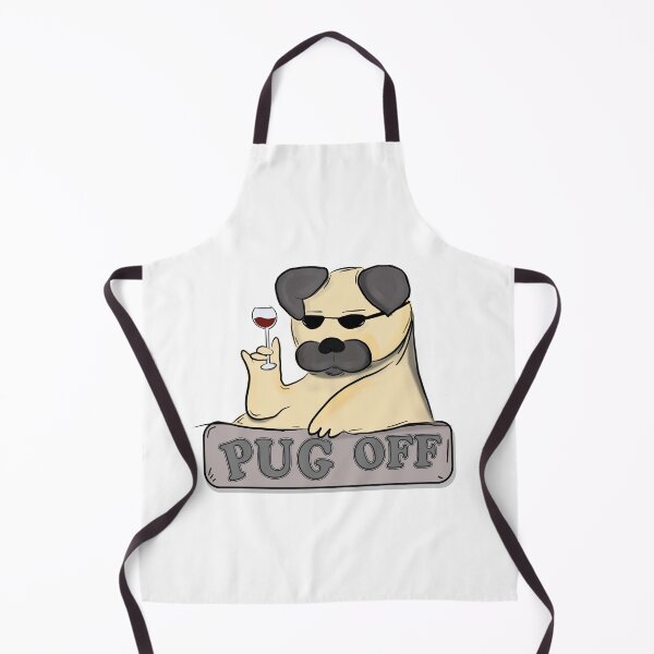 Item preview, Cool Pug Meme – “Pug Off” Funny Dog Illustration designed and sold by ForcePrint.