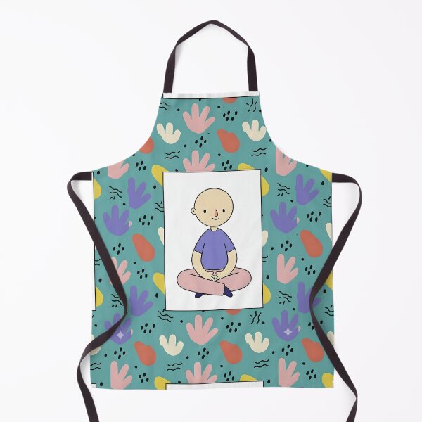 Item preview, Character in Minimalist Frame With Abstract Patterns designed and sold by Gbboii.